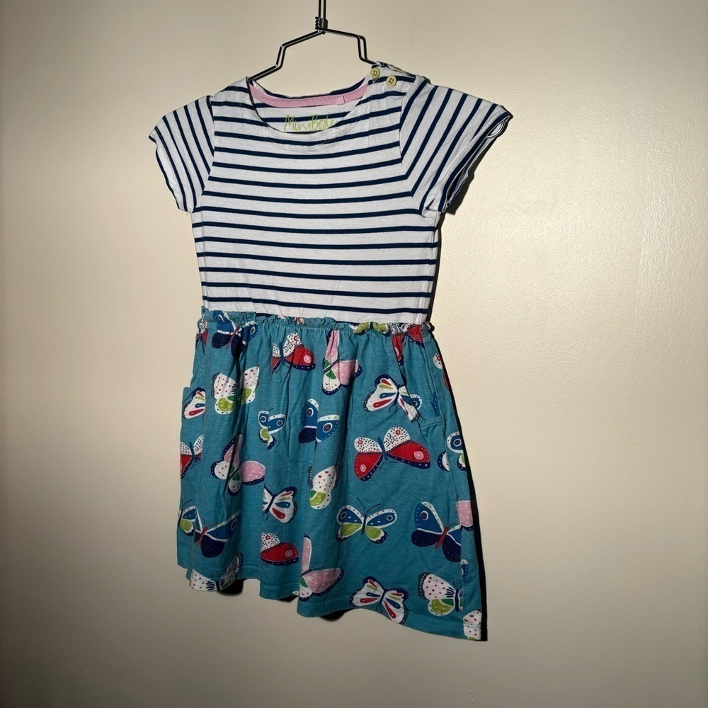 Mini Boden Striped Butterfly Dress